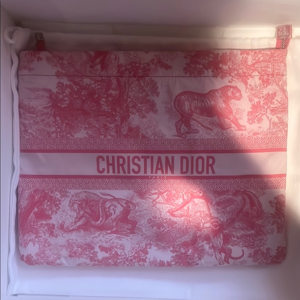 Dior Coral Pink Pouch